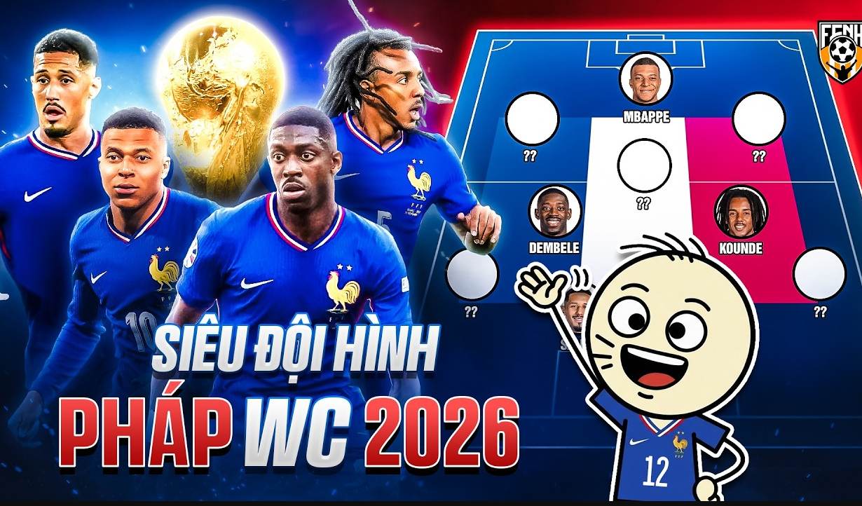 Pháp sở hữu dàn sao tấn công thượng hạng