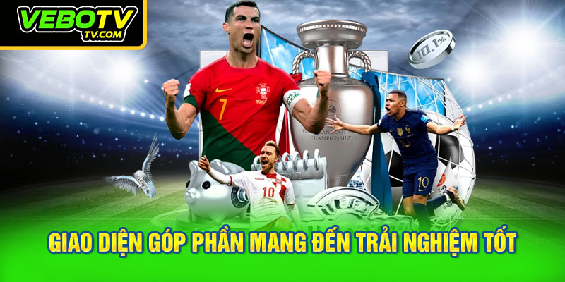 Giao diện góp phần mang đến trải nghiệm tốt