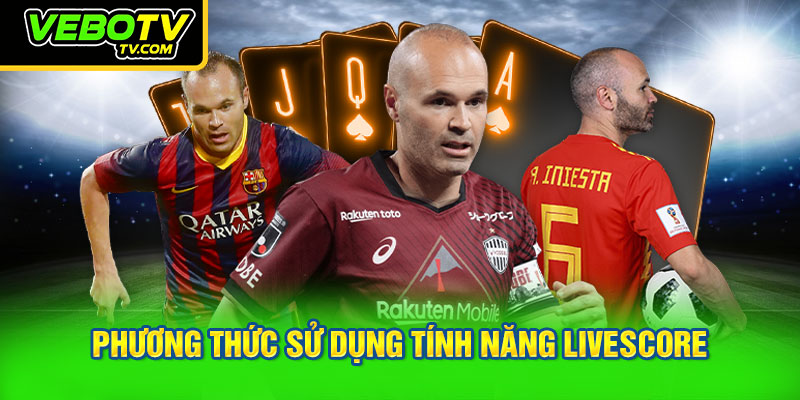 Phương thức sử dụng tính năng Livescore